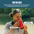 thumbnail image 5 of RTIC Road Trip 20 oz Ceramic Lined Leak-Resistant Lid Travel Mug, Patriot, 5 of 9