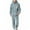 Blue, variant on uikmnh Mens Pajamas Set Men's Winter Coral Velvet Heavy Pile Zip Up Cardigan Plus Size Pajamas Flannel Warm Home Wear Loungewear Set