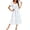 White Blue Floral, variant on Ekouaer Cotton Long Nightgowns for Women Short Sleeve Night Gown Button House Dress Lace Trim Sleep Shirt Soft Nightshirt