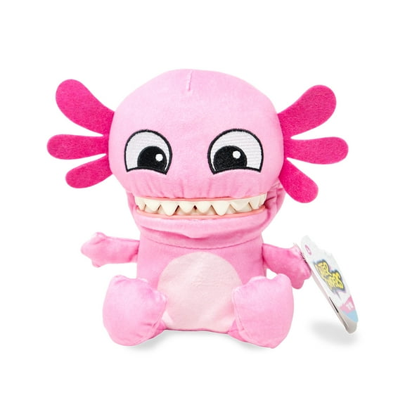 Chatter Chompers Axolotl Plush 6.5", Interactive Collectible Toy, Funny Sound Effects, Ages 3 