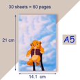 thumbnail image 1 of A5 Notebook - The Lion King - Young Simba Note Book Disney Cartoon Anime Animals Graffiti Pattern Diary For Kids Gifts Toys 5 Lined Pages, 1 of 6