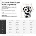 thumbnail image 7 of Fotbe Milk Cow print Short Sleeve Button Down Shirts for Men Casual Summer Beach Wrinkle Free Shirt-Medium, 7 of 7