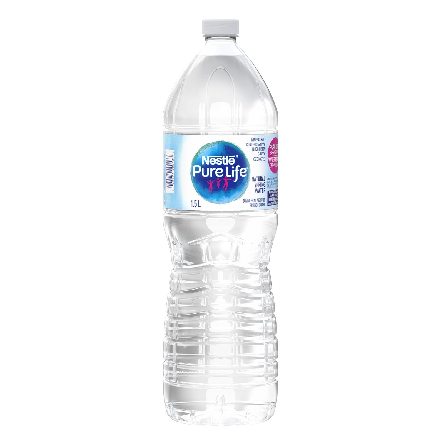 NESTLE Bouteille plastique d'eau plate de 1,5 litres Pure Life