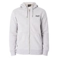 thumbnail image 5 of Superdry Vintage Logo EMB Zip Hoodie, Grey, 5 of 5