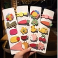thumbnail image 4 of 5pcs/set Cute Colorful Cartoon Hairpins Hair Clips Hair Accessories for Girls, 4 of 15