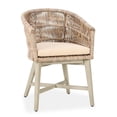 thumbnail image 1 of Pemberly Row Outdoor Solid Wood Dining Chair in Natural Tone, 1 of 7