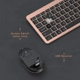 thumbnail image 5 of Rechargeable Wireless Keyboard Mouse Combo Full Size Cordless Keyboard & Mouse Sets with Build-in Lithium Battery Ultra Thin Quiet Keyboard Mice, 5 of 5