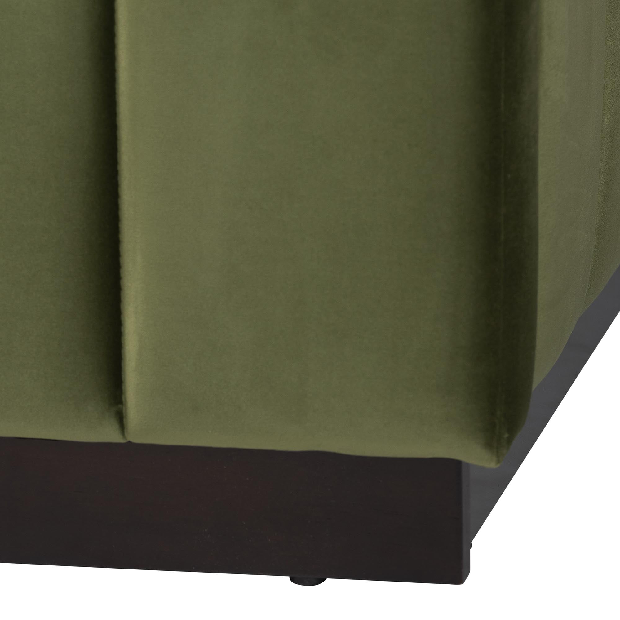 Baxton Studio Granger Modern Platform Bed, Queen, Moss Green