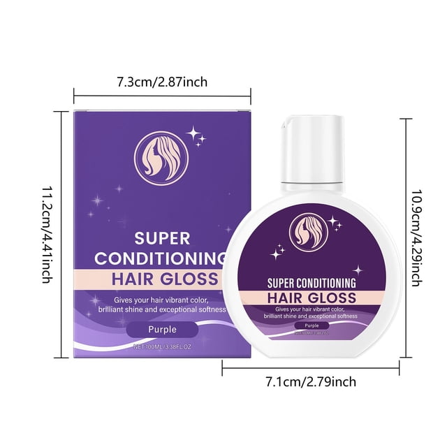 Leche protectora del color del cabello con fórmulas suaves de queratina que realza el color y el brillo para todo tipo de cabello, 100 g