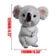 thumbnail image 3 of Soporte para gafas de koala Yuyangstore soporte clips de soporte de exhibición de gafas de animal lindo de resina escritorio de oficina sostenedor de la lente, 3 of 8