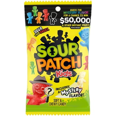 SOUR PATCH KIDS Original Soft & Chewy Candy, 8 oz Bag-Pack of 4