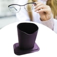 thumbnail image 6 of Serenable Eyeglasses Holder, Sunglasses Stand, Simple Upright Stable Glasses Stand Case Storage Organizer for Bedroom Table Desk Office Purple, 6 of 9