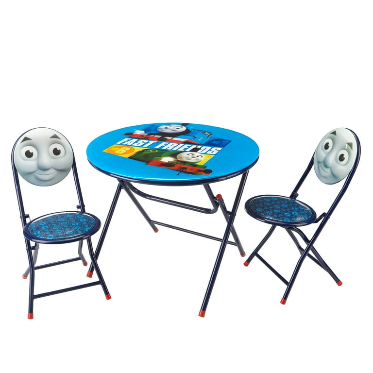 Thomas The Tank Printed 3 Piece Round Table and Chair Set