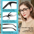 thumbnail image 4 of OCCI CHIARI 2.75 Large Reading Glasses for Women Oversized Reader(1.0 1.25 1.5 1.75 2.0 2.25 2.5 2.75 3.0 3.5 4.0) with Arylic Lens, 4 of 6