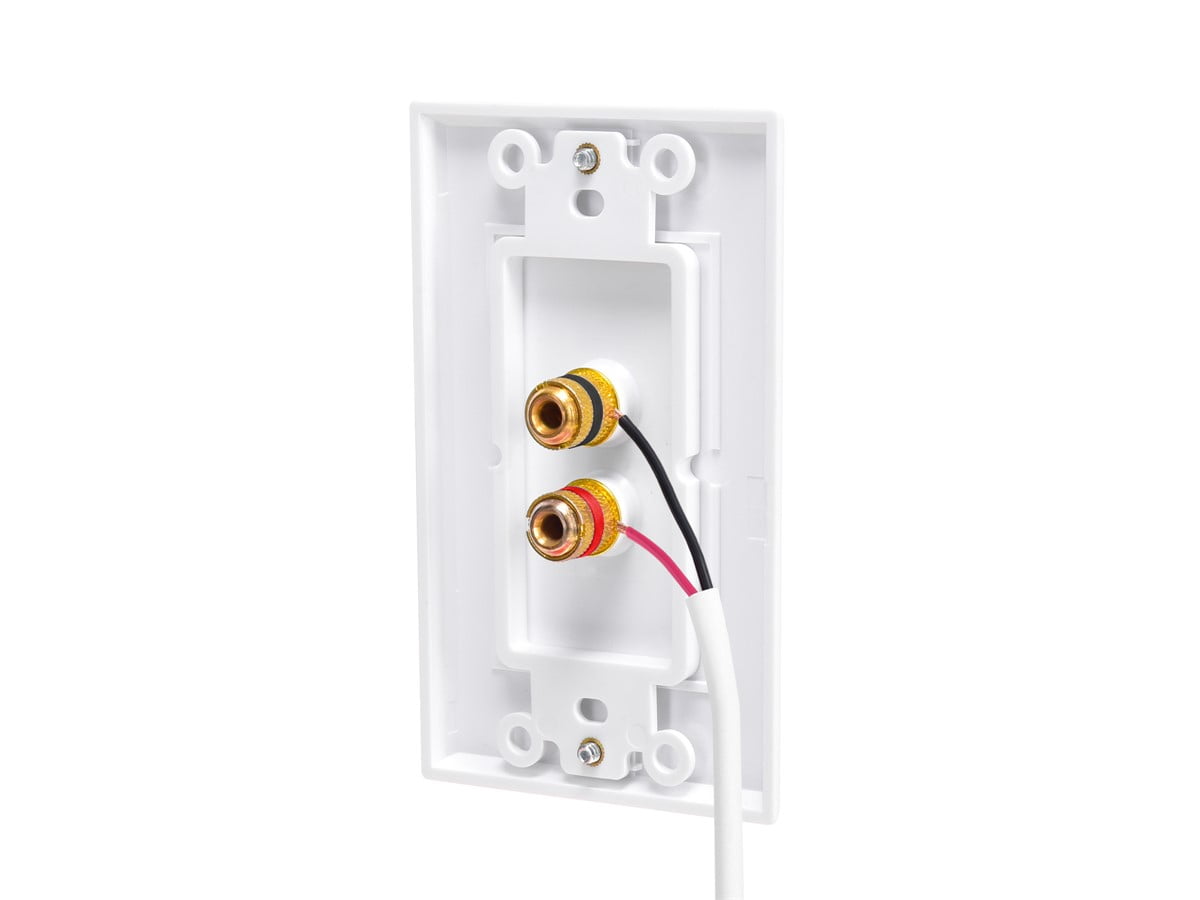Monoprice Speaker Wire, CL2 Rated, 2-Conductor, 18AWG, 1000ft, White