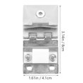 thumbnail image 2 of KAKOWELY glass hinge Zinc Alloy High Load-bearing for Bookcases 1Set, 2 of 8
