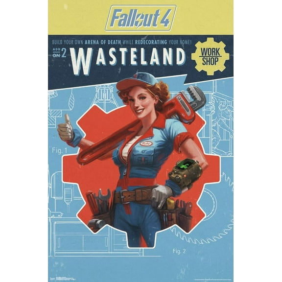 Fallout 4 - Wasteland Poster Print (22 x 34)