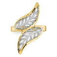 thumbnail image 5 of Primal Gold 10 Karat Yellow Gold with White Rhodium-plated Diamond-cut Filigree Ring, 5 of 5