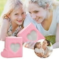 thumbnail image 2 of 3 Inch Pocket Photo Album with Heart Hollow Design, Pvc Photocard Holder Book for Bank Cards Tickets, Multipurpose Card Organizer Gift, Photo Album X1, 2 of 9