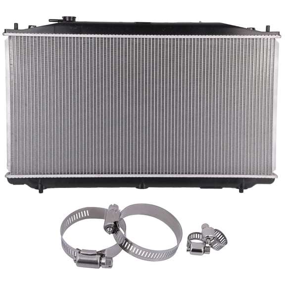 Replacement for 2013 2014 TSX Sedan V6 Tech CCIYU Plastic Aluminum Radiator and Oil Hose Clamps