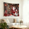 thumbnail image 6 of SOFIKAANMU Christmas Tapestries, Various Designs And Patterns, Winter Snow And Forest Tapestries, Bedroom And Dormitory Home Decor Tapestries, 6 Sizes, 80 X 60 Inches., 6 of 7