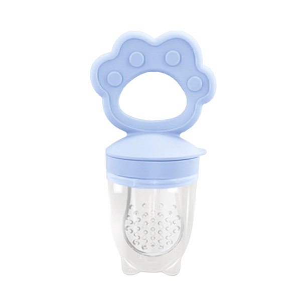 Comedero de silicona para bebés con forma de oso, ideal para purés de fruta, juguete para la dentición y chupete para bebés