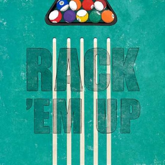 Rack em Up Poster Print by SD Graphics