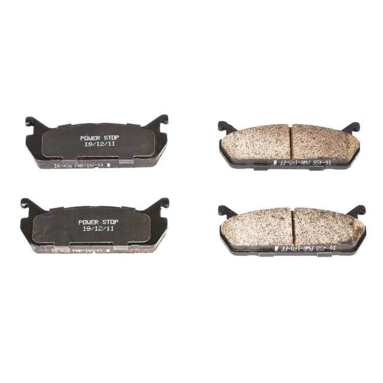 Power Stop Rear Z16 Evolution Ceramic Brake Pads 16-458 Fits 1995 Ford Escort