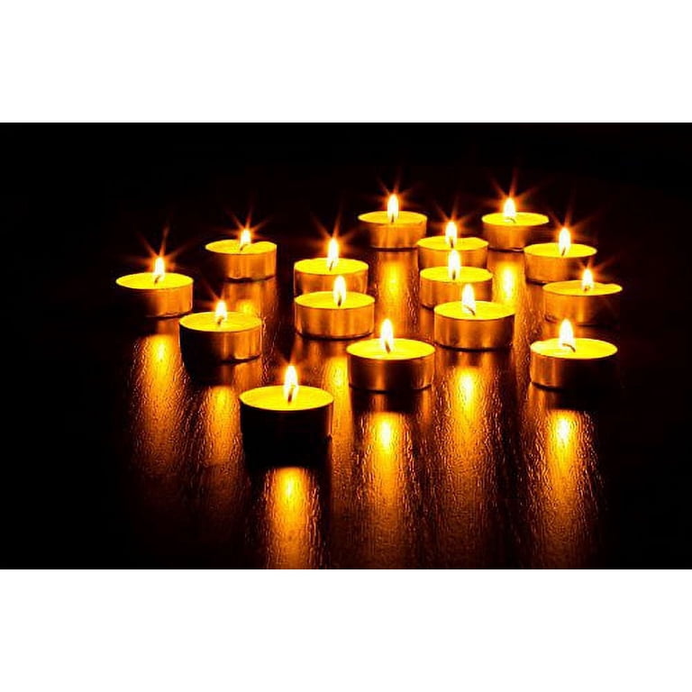Ohr Candles White Tealight Candles, 50-Pack, 4-Hour Burn photo 5