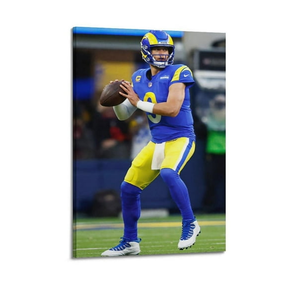 Matthew Stafford Sports Canvas Poster Poster Album Cover Posters for Bedroom Wall Art Canvas Posters Music Album Cover Poster