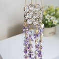 thumbnail image 3 of Wind Chime Pendant Indoor Colorful Outdoor Garden Light Collection Jewelry Outdoor Pendant (Purple), 3 of 5