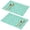 Pioneer Flower Floral-2, variant on Placemat, Pioneer Flower Floral Print Pattern Place Mats Table Mat Set Of 2, PVC Washable Placemats for Party Kitchen Dining Decoration, 18x12 Inch, Fade Resistant
