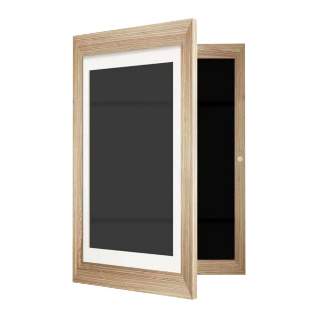 AMERTEER Room Decor Art Picture Frame-Hinged Art Picture Frame For Kids Front Opening And Changeable Picture Display-Acrylic A4 Picture Frame For Artwork Kids Drawing Home Decor