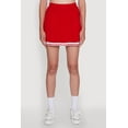thumbnail image 3 of Womens Daisy Varsity Stripe High Waisted Pleated Skirt, 3 of 5