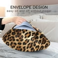 thumbnail image 4 of JSTEL Leopard Print Cheetah Satin Pillowcase Standard Size Pillow Cases Envelope Closure Bed Pillow Cover, 20 x 26 inch, 4 of 9