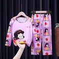 thumbnail image 1 of Disney Frozen Elsa Conjunto de pijamas para niños Ropa de dormir Pijamas para niños de primavera y otoño Ropa de casa de dibujos animados de manga larga Traje Thin10 altura 105-115cm Gao Jinjia LED, 1 of 2