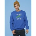 thumbnail image 2 of T-rex Strong Legs Weak Arms Sweatshirt Men -GoatDeals Designs, Male x-Large, 2 of 4