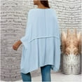 thumbnail image 7 of Weiqiqre Plus Size Womens Clothing Soft Lightweight Poncho Shawl Sleeved Travel Sweater for Spring Fall Winter, 7 of 7