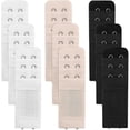 thumbnail image 1 of Soft Elastic Bra Extender Straps, 9-Pack with 2 Hooks and 3 Rows for Added Comfort and Fit, 1 of 5