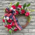thumbnail image 4 of Independence Day Wreath Door Wreath Door Basket Decoration For Fourth Of July Patriotic Home Decor 1Pc, 4 of 7