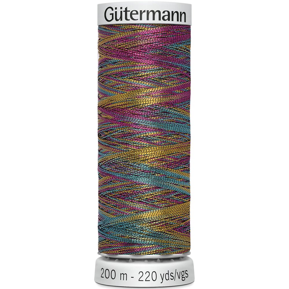 Gutermann Dekor Metallic Thread 200MVariegated Medley