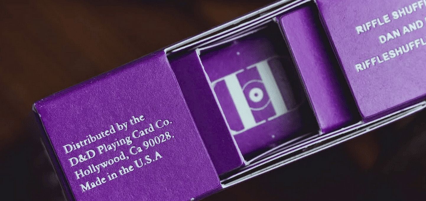 Smoke & Mirrors v9 Deluxe Edition (Purple) Playing Cards by Dan & Dave