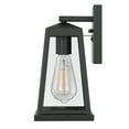 thumbnail image 6 of Worldwide Lighting  11 in. Edisto 1-Light Painted Outdoor Wall Sconce Lamp, Matte Black, 6 of 6