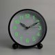 thumbnail image 1 of Silent Alarm Clock - Non Ticking Analog Alarm Clocks With Warm Light - Minimalistic Round, 1 of 2
