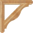 thumbnail image 3 of Ekena Millwork 6"W x 46"D x 46"H Funston Craftsman Rough Sawn Bracket, Western Red Cedar, 3 of 4