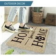 thumbnail image 3 of Home Sweet Home Cute Dog Paw Footprints Plum Print Decorative Doormat, Pet Dog Cat Low-Profile Floor Mat Switch Mat for Indoor Outdoor 17 x 29 Inch, 3 of 6