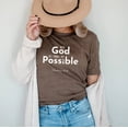 thumbnail image 3 of WITH GOD ALL THINGS ARE POSSIBLE Graphic Plus Short sleeve T-Shirt, 3 of 7