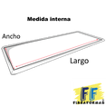 thumbnail image 3 of Plato Base de fibra de vidrio FibraFormas modelo Rctangular 60x20 Chocolate FibraFormas Fibraformas de México Plato base Rectangular 6020, 3 of 4