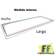 thumbnail image 4 of Plato Base de Fibra de Vidrio para Macetas  Mod. Rectangular 80x20cm Blanco FibraFormas Fibraformas de México Plato Rectangular 80x20cm Blanco, 4 of 5
