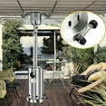 thumbnail image 7 of Universal Patio Heater Wheel Kit-Stainless Steel Silver Bracket + Black Wheels,Patio Tall Propane Gas Patio Heater Wheel, 7 of 7